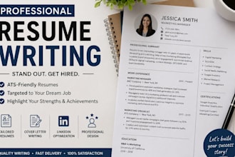 write, edit executive resume, cover letter, bio, linkedin for director, vp, CEO