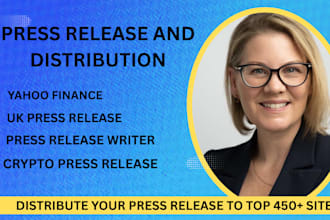 write and distribute your product launch press release