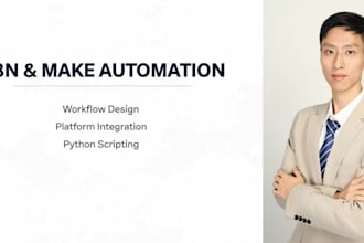 build ai automation workflows with n8n, make and python