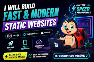 build a fast, modern static website