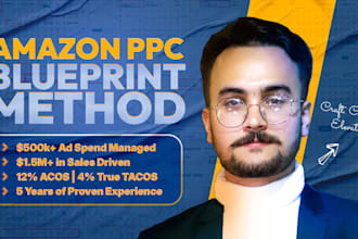 create and optimize amazon PPC campaigns, amazon ads, and manage advertising