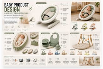 do 3d baby product, nursery product design using solidworks