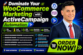 do woocommerce activecampaign site tracking, lead scoring ,newsletter CRM setup