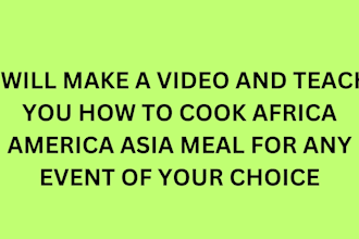 make african america asia meals for event party ceremony