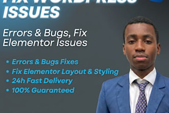 fix wordpress issues, wordpress errors, and bugs urgently