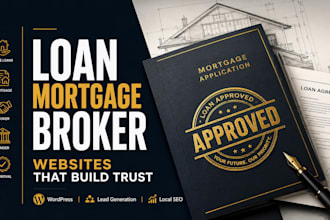 design loan mortgage broker lender finance company and loan officer websites