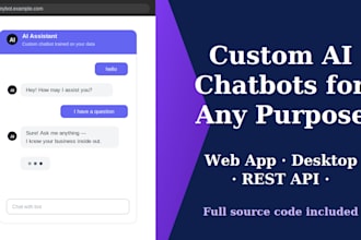 build a custom ai chatbot for your website or business