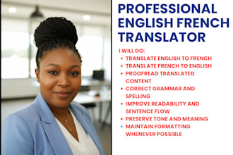 manually translate english to french or french to english