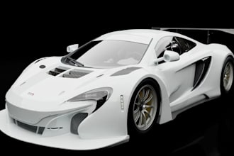 create realistic roblox car, 3d car model, roblox vehicle with interior for you