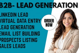german virtual assistant for b2b leads data entry and web research