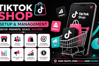 setup tiktok shop dropshipping tiktok fb instagram shop ads shopify marketing