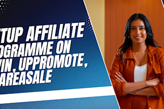set your affiliate program on awin, shareasale, refersion, goaffpro, uppromote