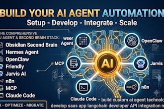 build obsidian second brain jarvis ai claude code openclaw hermes agent mcp n8n