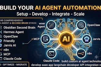 build obsidian second brain jarvis ai claude code openclaw hermes agent mcp n8n