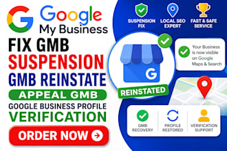google my business fix gmb suspension gmb reinstate appeal gmb local seo verify