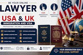 be your online lawyer for USA and UK immigration and visa