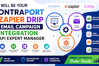 be your ontraport zapier drip email campaign integration API expert manager