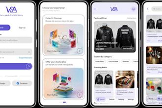 develop a premium auction marketplace app using flutter