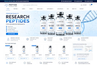 build peptide website research peptide fda compliant sarms supplement website
