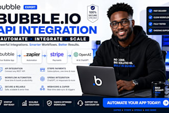 integrate bubble io zapier stripe openai apis automation and workflows
