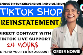 write tiktok reinstatement appeal letter to fix tiktok suspension and violation