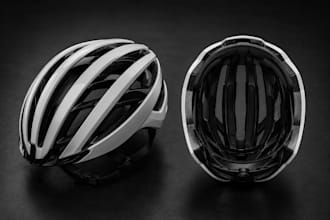 model realistic 3d cycling helmet for branding print or animation
