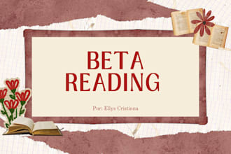 serei sua leitora beta