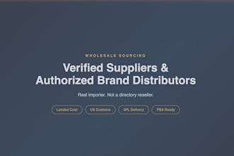 find wholesale suppliers and authorized brand distributors for amazon fba