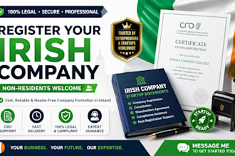 register your irish company for non residents with startup documents