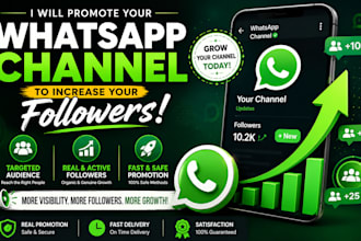 promote your whatsapp channel for increase your channel follower
