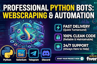 make bots using python