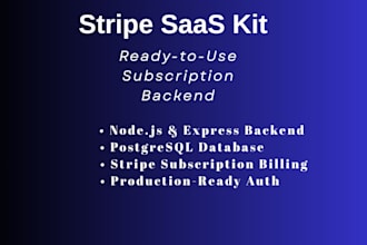 develop a professional stripe saas subscription starter kit