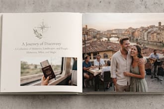 design a custom travel photo book album photobook memory