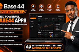 build base44 saas app, base44 automation, base44 mvp, base44 developer