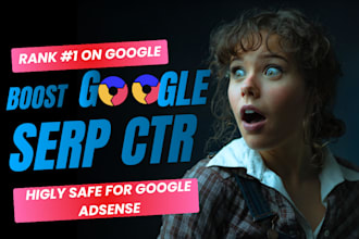 improve google ranking, serp ctr and increase organic website traffic