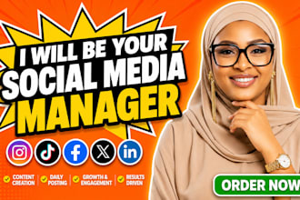 be social marketing manager, content creator, and growth expert