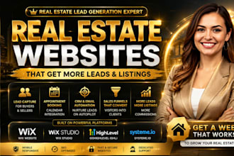 build systeme io real estate website systeme io website, wix real estate website