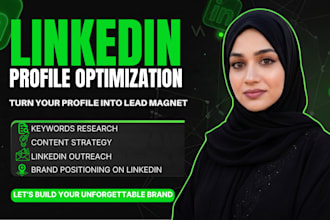 create a converting linkedin profile and outreach system