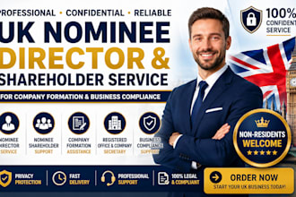provide UK nominee shareholder and nominee director service