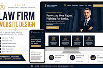design law firm attorney lawyer wordpress website with consultation booking