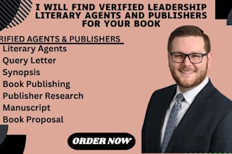 find verified leadership literary agents and publisher for your book