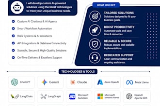 build ai chatbots, ai agents and ai automation