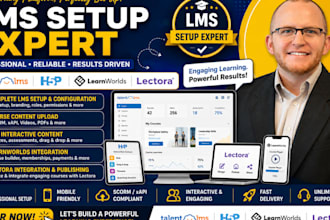 setup elearning course content talentlms h5p learnwords lectora integration