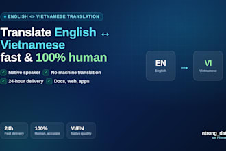 translate english to vietnamese and vietnamese to english fast