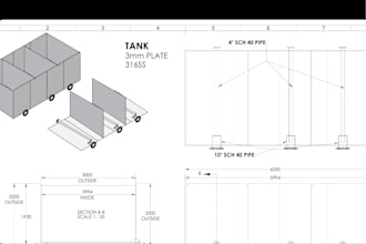 create sheet metal fabrication drawings, flat patterns and dxf files