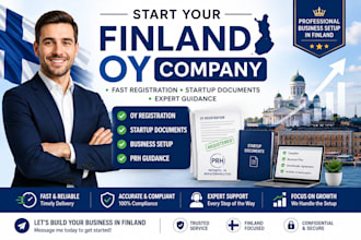 register your finland oy company and prepare startup business documents