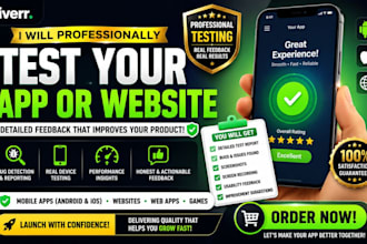 test your android, ios app or website with detailed user feedback