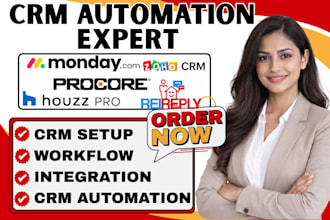 setup huzzpro monday com procore zoho crm rei reply housecell pro integration