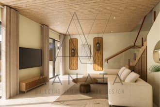 create realistic 3d interior renovation design and render