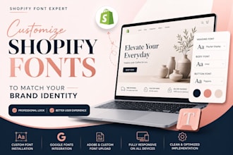 customize shopify fonts to match your brand identity